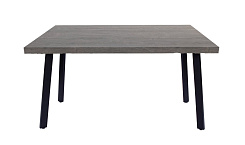 Стол Фостер М 1200*800*750 Ноги КС-60 /черный металл (комплект) (Дуб Рошелье 6292) Стол Фостер М 1200*800*750 Ноги КС-60 /черный металл (комплект) (Дуб Рошелье 6292)