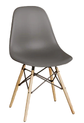 Стул Y-971 (ноги бук / серый пластик)