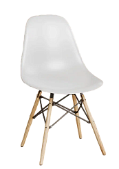 Стул Y-971 (ноги бук / белый пластик)