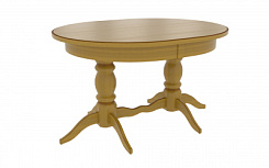 Стол Кингли 1600(2200)*1000*765 (тон дуб Т-07 + патина орех темн.)